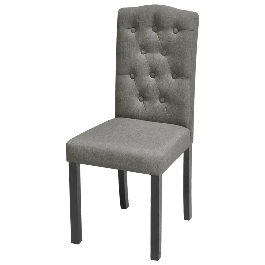 Sedie da Pranzo 6 pz Grigio in Tessuto cod mxl 25254