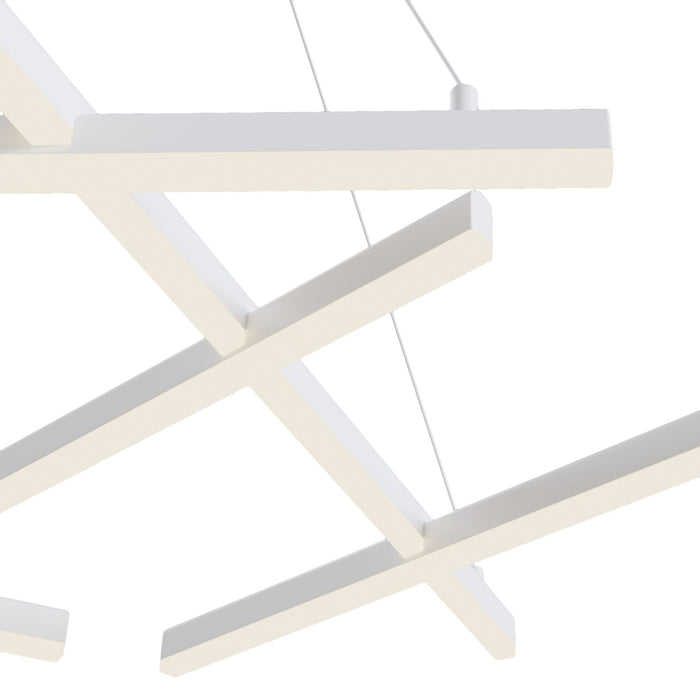 Lampada pendente Modern in Alluminio Line Bianco