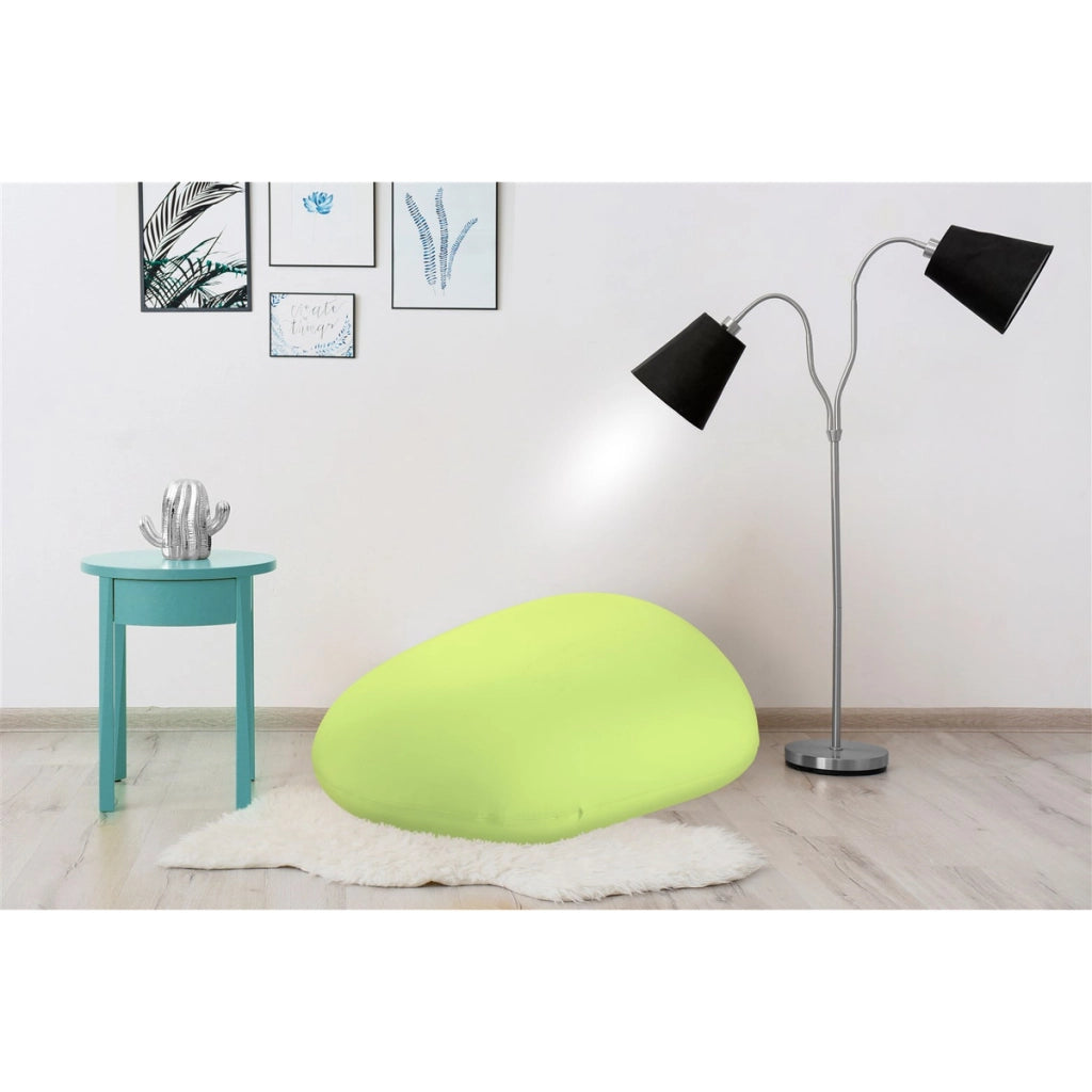Pouf Sacco Jump in Tessuto Elastico Blu