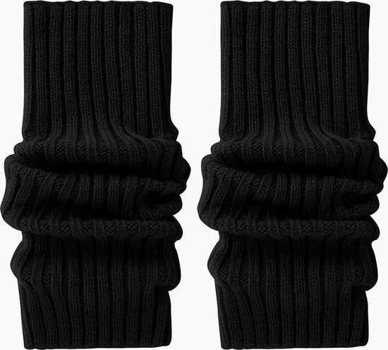 Sokke invernali con pelo di pecora a sbuffo e riga verticale per donne, caldi e invernali, Y2K style, con piedini neri (40cm) - 40cm