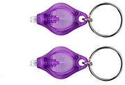 Mini LED Portachiave - Lampada da Tasca Compacta - Luce LED Viola - Design Portachiave - Ideale per Ambienti Buio - Adatto per Portafoglio e...