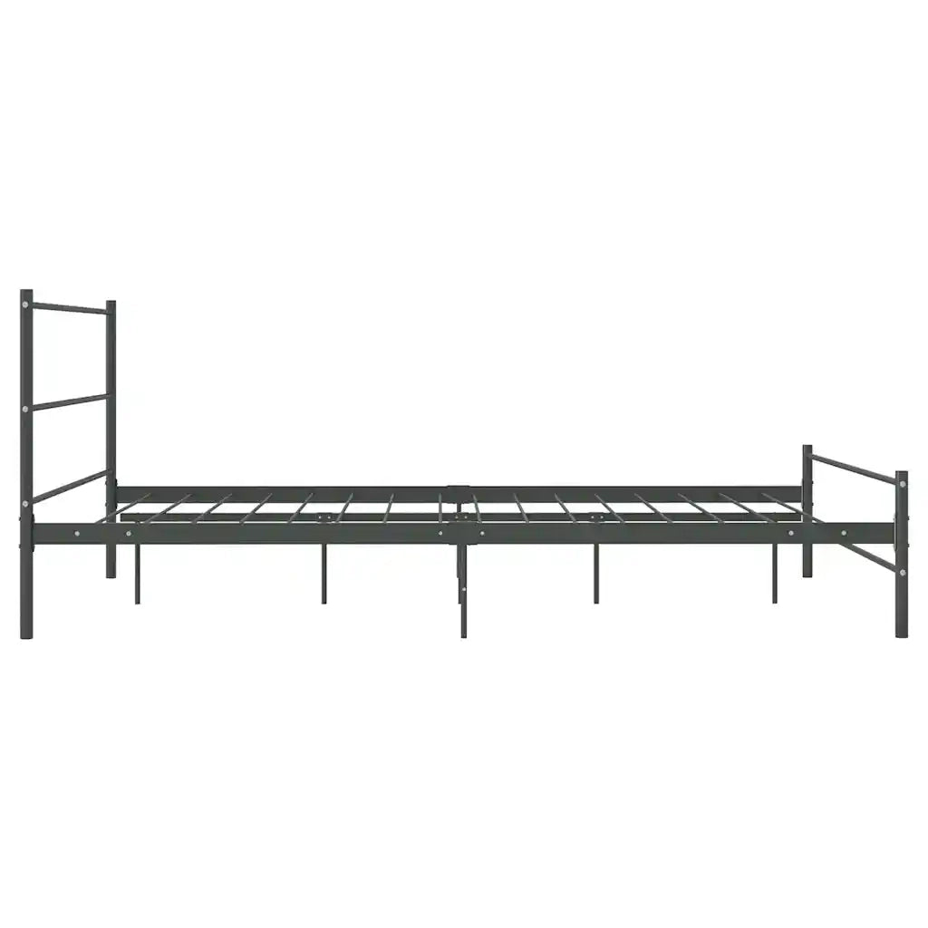 Giroletto senza Materasso Grigio in Metallo 140x200 cm