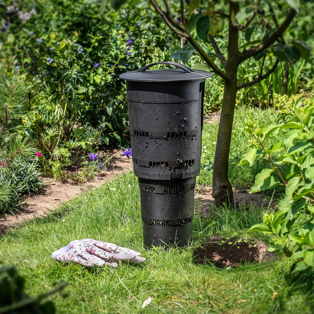 Compostiera da giardino interrata KADAX 6x11L Contenitore per rifiuti organici Compost Fertilizzante