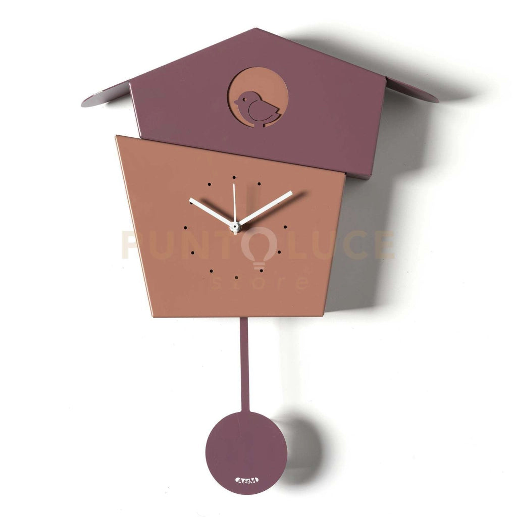 Orologio da parete Picchiarello Viola ametista,mocha mousse,viola ametista