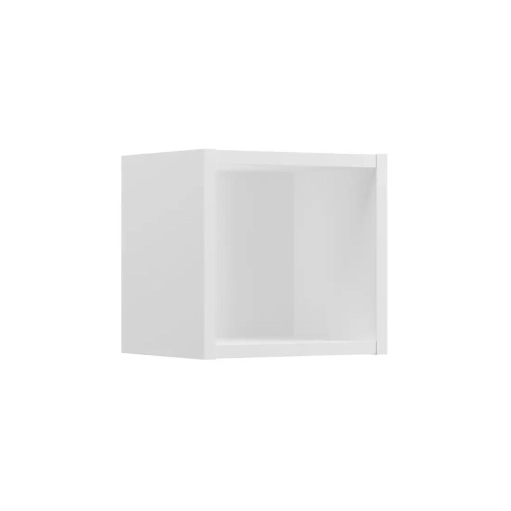 Cubo di contenimento VANO – Bianco alpino – L26 × P21 × H27 cm – Da appendere