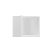 Cubo di contenimento VANO – Bianco alpino – L26 × P21 × H27 cm – Da appendere