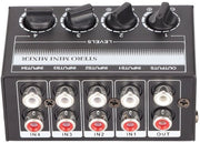 Mini-Mixer Ultraleggero - 4 Canali Mixer - Mixer Portatile - Mixer Silenzioso - Per Strumenti/Computer - Materiale Resistente ai Colpi - Mixer Audio
