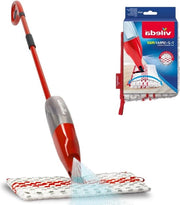 Asciugamano a spruzzo 650 ml con funzione di diffusione - Asciugamano senza secchio - Adatto a tutti i tipi di pavimento - Panno microfibra riciclabile - Asciugamano duraturo