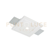 ZEPHYR FARETTO DA INCASSO IN GESSO VERNICIABILE IP20 LED COB CREE 12 W 1200 lm 3000 K CRI 90 ALIMENTATORE INCLUSO 13,8CM