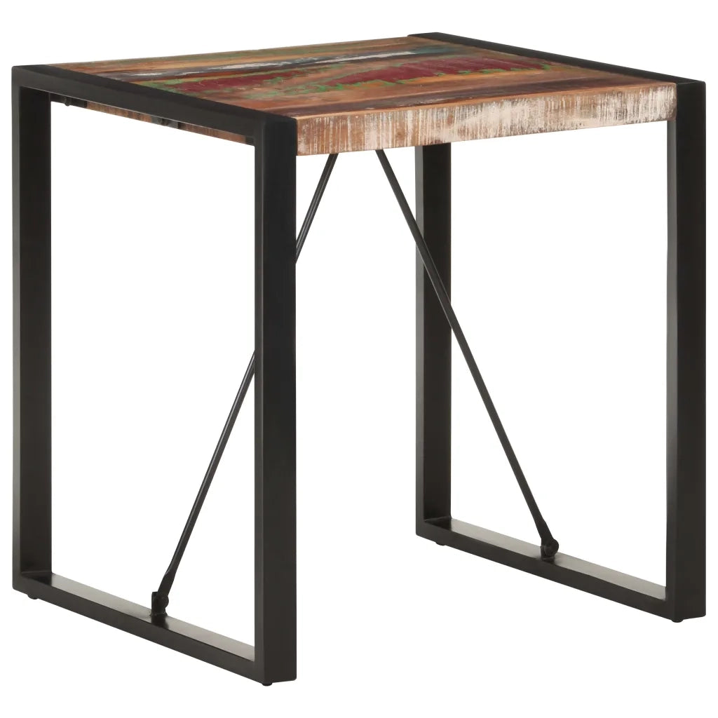 Tavolo da Pranzo | Tavolo da cucina 70x70x75 cm in Legno Massello di Recupero
