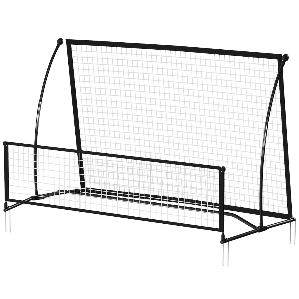 Rete da Rimbalzo Portatile 2-in-1. Doppio Lato e Pieghevole