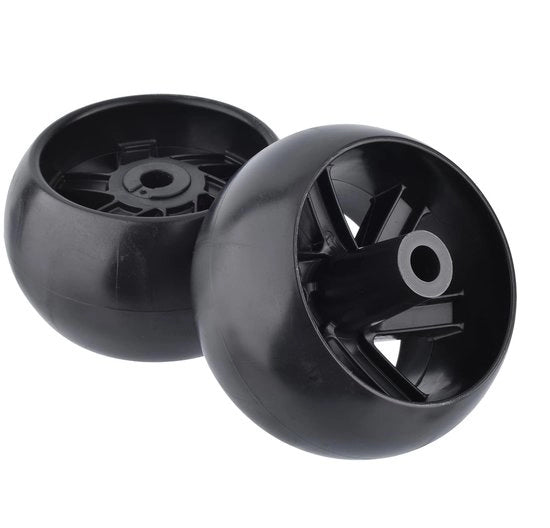 Ruota di Deck per Vehicoli a Pedali - 5" - 2 Pezzi - Hub Offset 3" - Diametro Foro 1/2" - Compatibile con Husqvarna - Ruota per Prato
