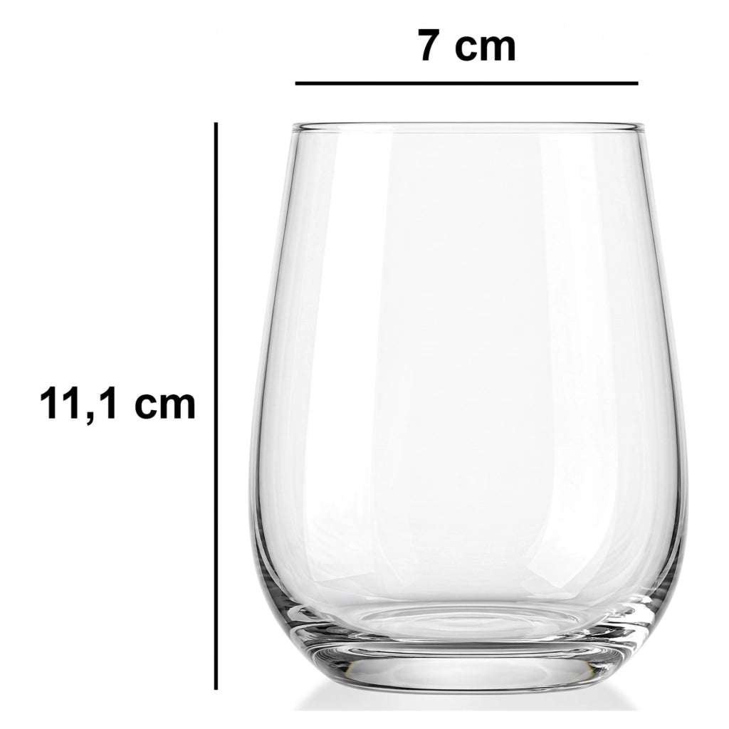 Rabato, Bicchieri set da 6 475 ml, Trasparente