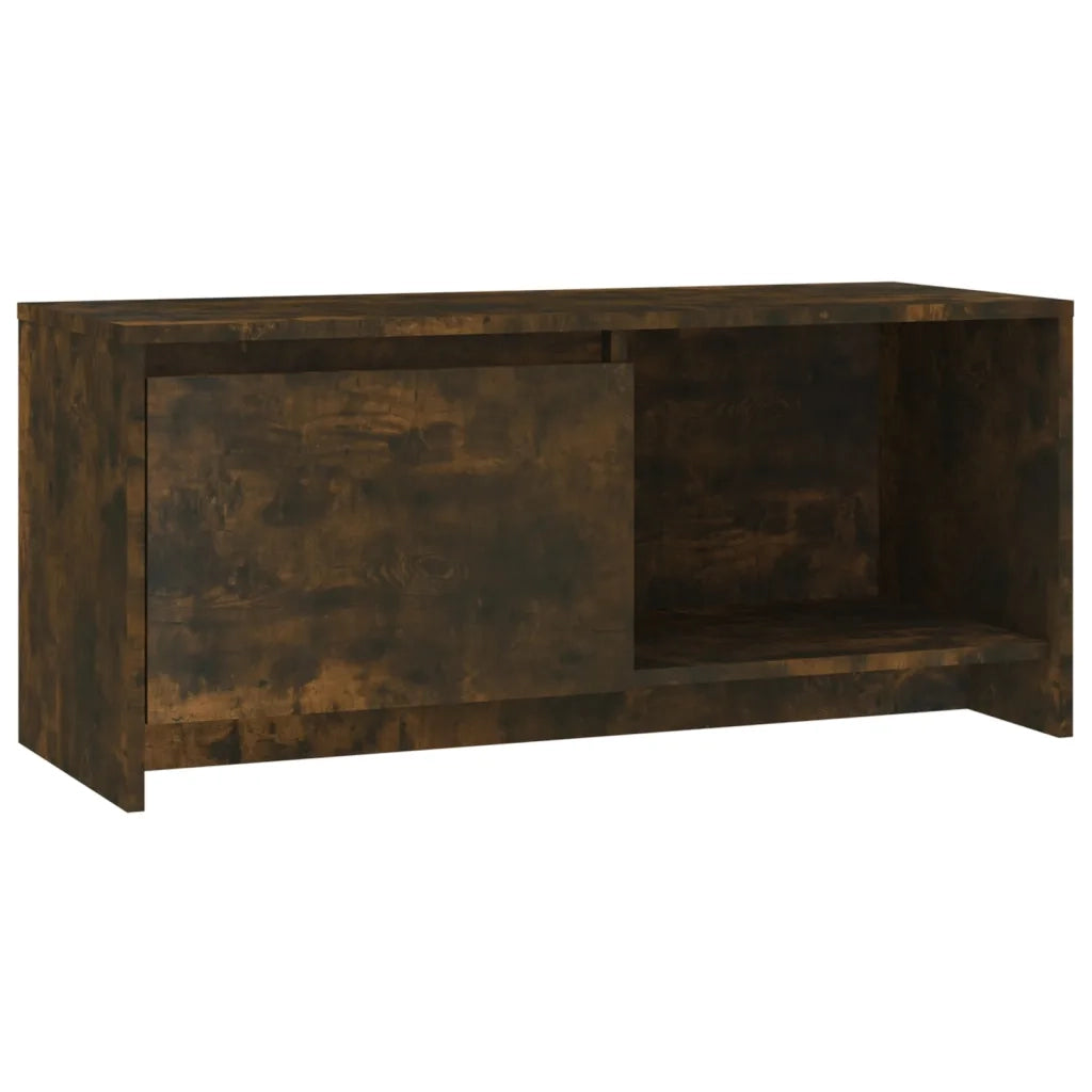 Mobile Porta TV Rovere Fumo 90x35x40 cm in Truciolato 813017