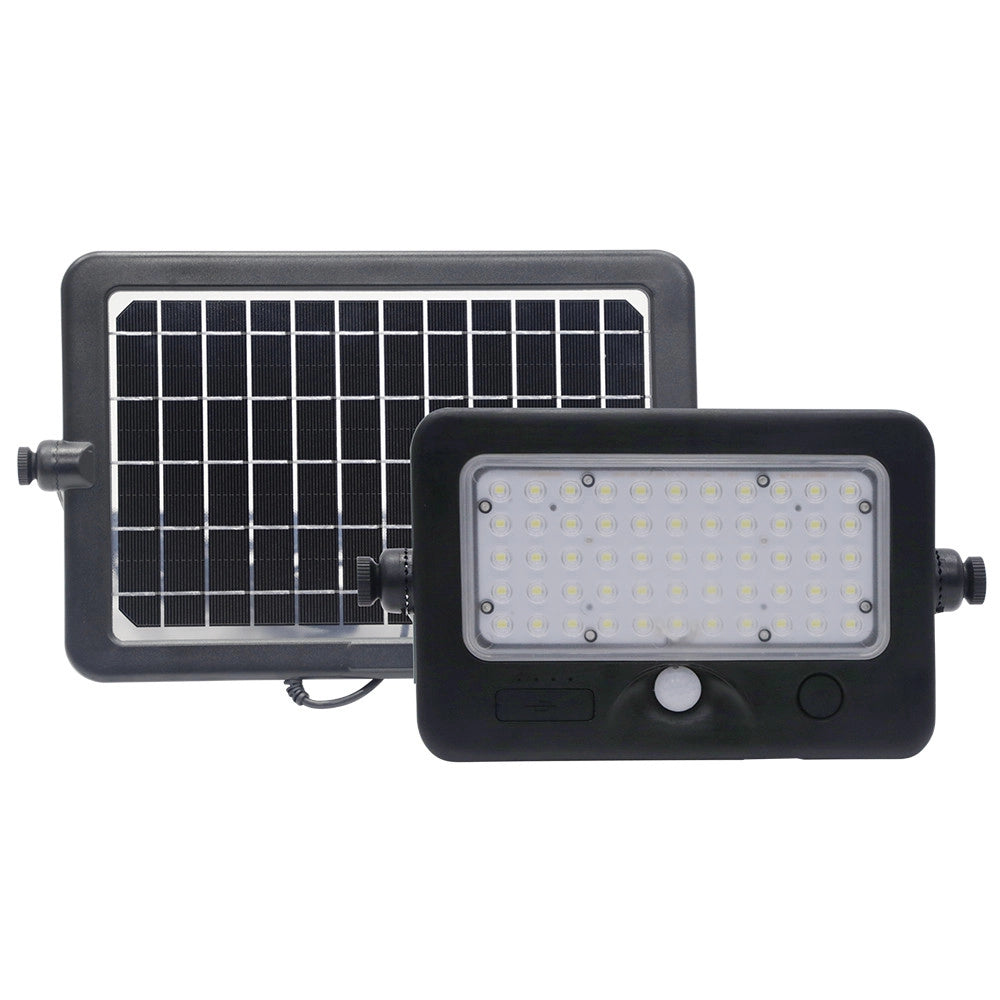 TECHNO Proiettore Faro Solare Led 1100 Lm Con Pannello Separato
