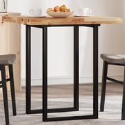 vidaXL Piano Tavolo Quadrato 70x70x4 cm in Legno Massello di Acacia