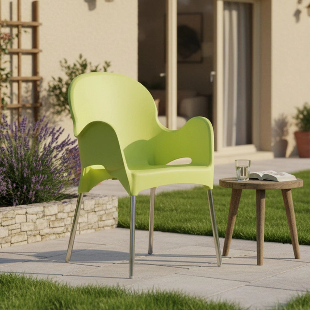 Vashti, Sedia da Esterno una Sedia Made in Italy, Verde