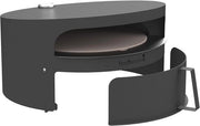 Fornello a legna per pizza per barbecue - Adatto per barbecue a legna aperta - Superficie di cottura 36 cm