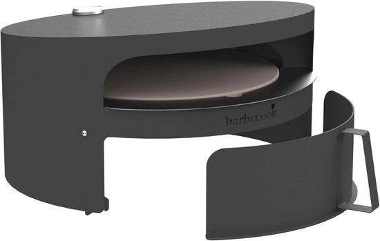 Fornello a legna per pizza per barbecue - Adatto per barbecue a legna aperta - Superficie di cottura 36 cm