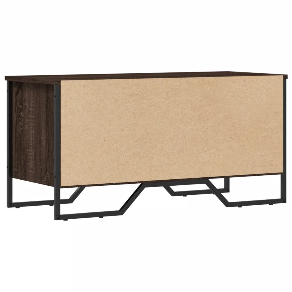 Scarpiera-Scaffale per scarpe Rovere Marrone 90x38x45,5 cm in Truciolato