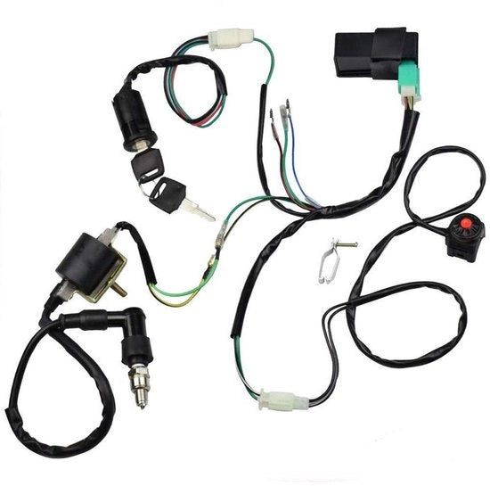 Kit di Accensione Artificiale per Motocicletta 50cc 70cc 90cc 110cc 125cc 140cc ATV Quad Bike Buggy Go Kart