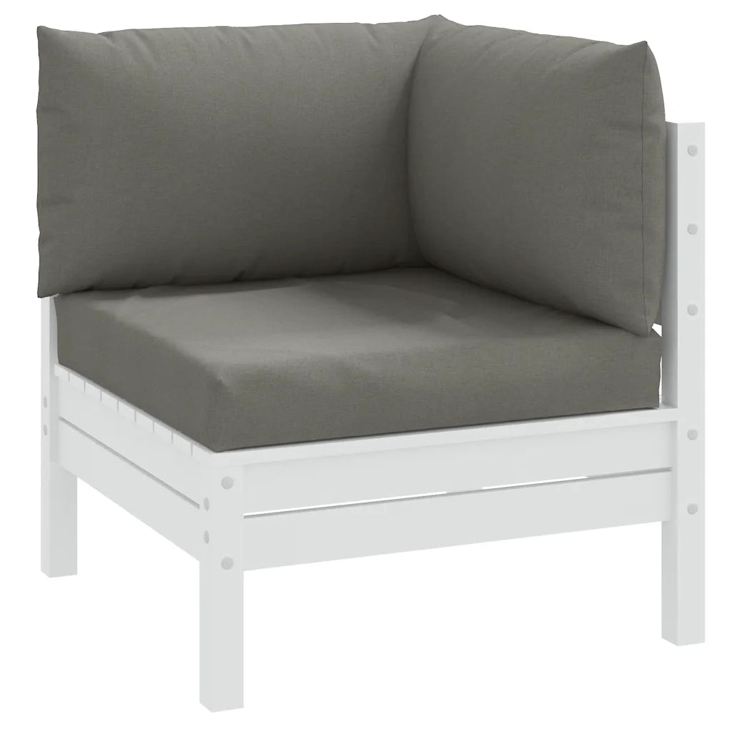 Cuscini per Pallet 3 pz Grigio Scuro MÃ©lange in Tessuto