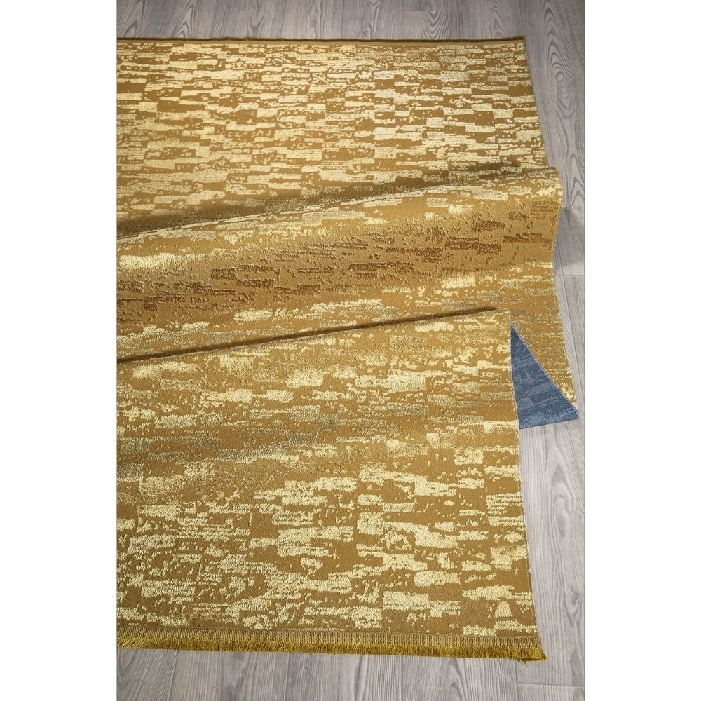 Tappeto antiscivolo superficie lucida Angel 160x230 colore oro