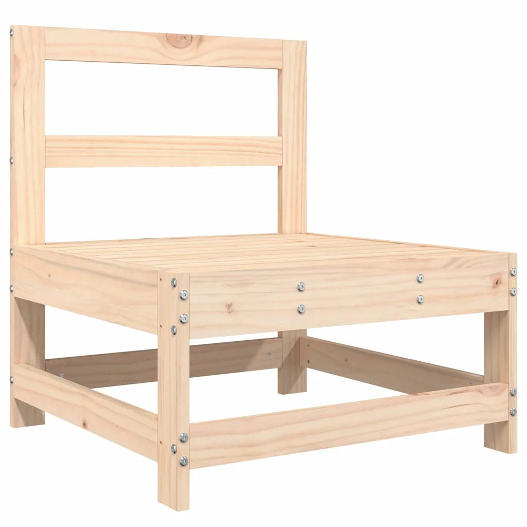 Set Salotto da Giardino 6 pz in Legno Massello di Pino