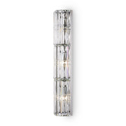 Maytoni applique contemporanea Facet 3 luci E14 cromo metallo vetro