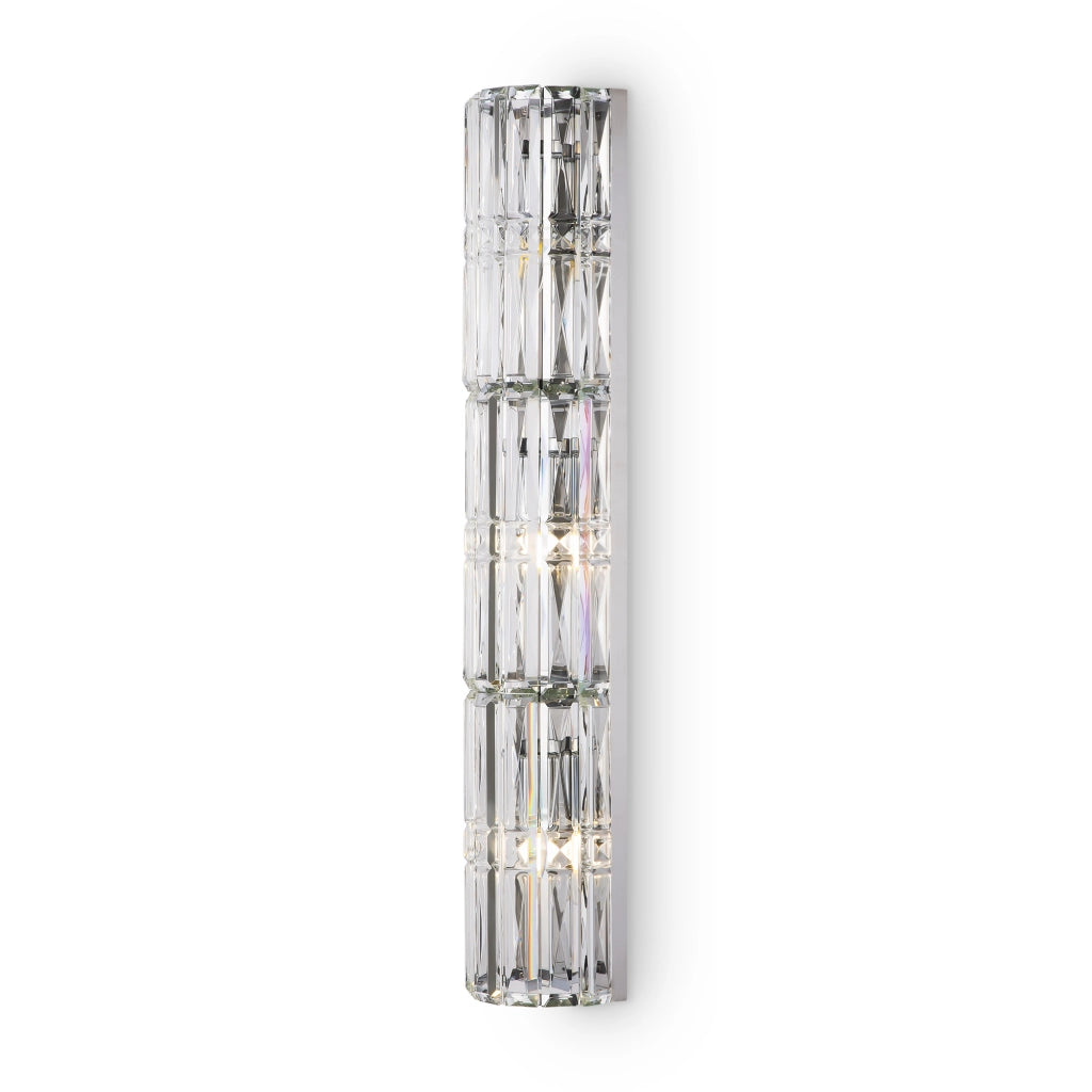 Maytoni applique contemporanea Facet 3 luci E14 cromo metallo vetro