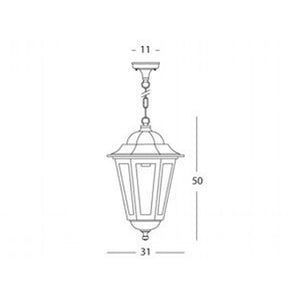 Plafoniera Da Esterno Contemporanea Geko Alluminio E Vetro Nero 1 Luce E27