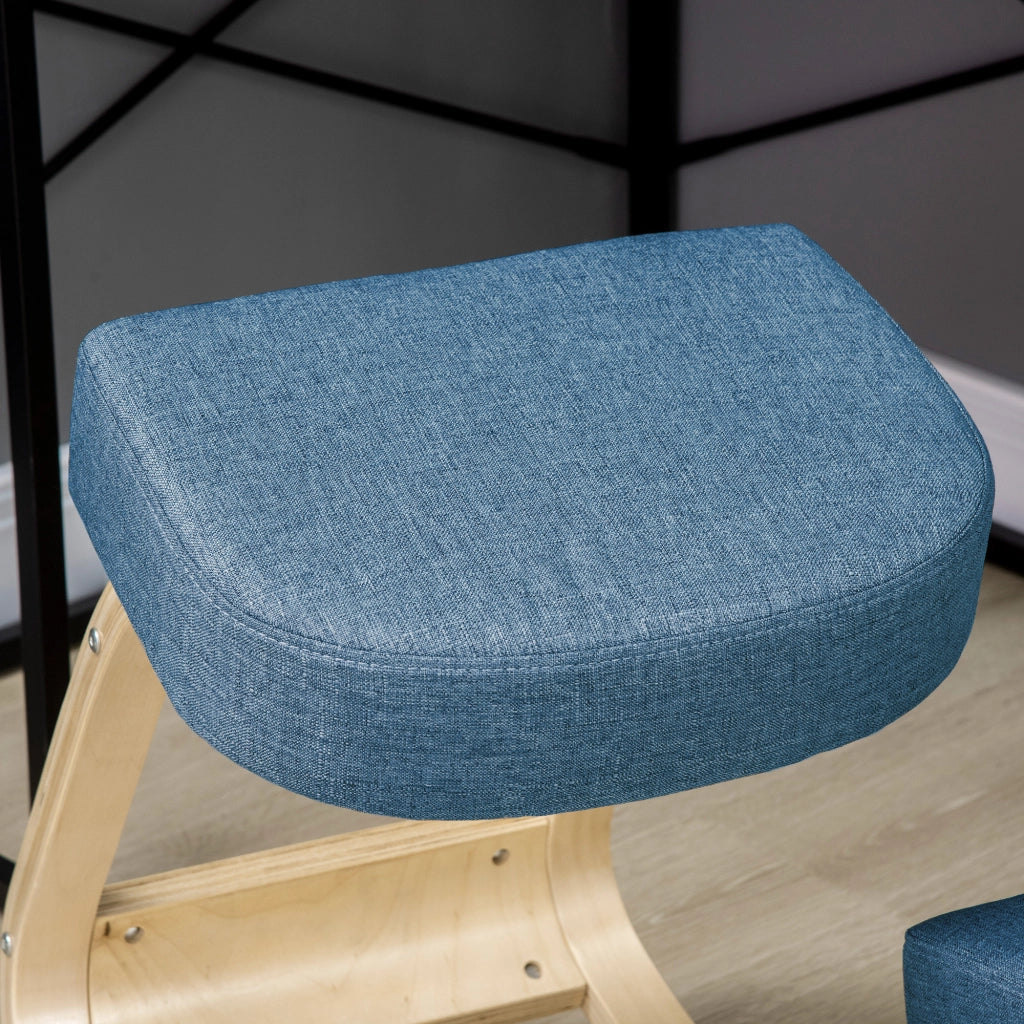 Sedia ergonomica ¨C zephmum ¨C blu, legno di betulla, 120 kg