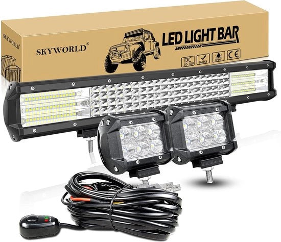 Luce a LED per Camion - Illuminazione LED Potente - Impermeabile - Migliorata Sicurezza e Visibilità - Installazione Facile