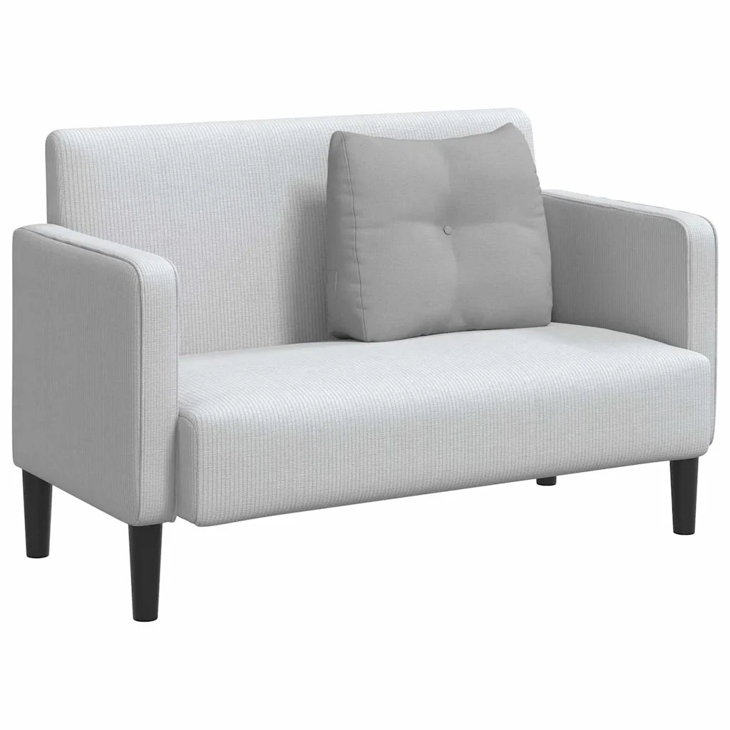 Cuscino per Schiena | Cuscino dorsale Grigio Nuvola 60 x 24 x 50 cm Tessuto
