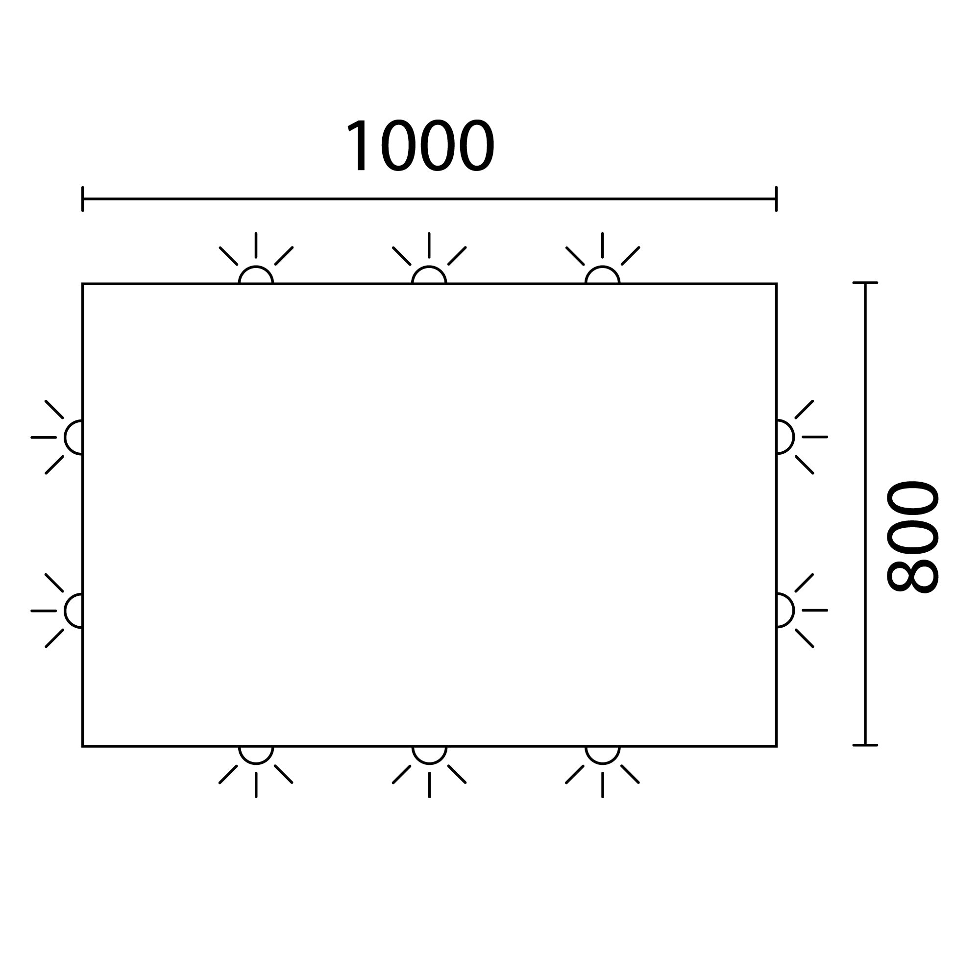 Lineabeta - Specchio LED Polaris 100x80cm luce ambientale con cornice grigia