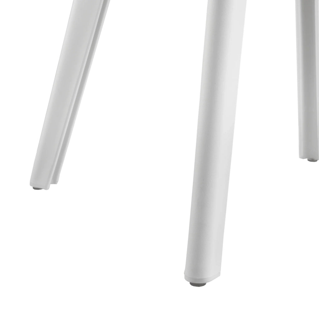 Set di 2 sedie da cucina e sala da pranzo 83 cm bianche 03_0003628