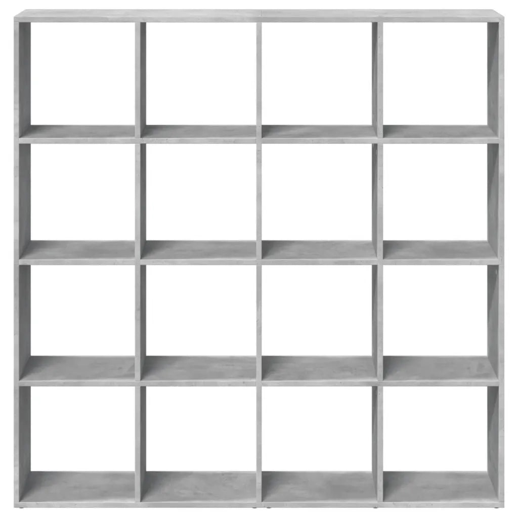 Libreria Grigio Cemento 137,5x29x137,5 cm in Legno Multistrato 3310292