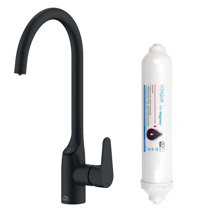 Rubinetto Lavello Nero con Filtro | Acqua potabile,  Design Moderno