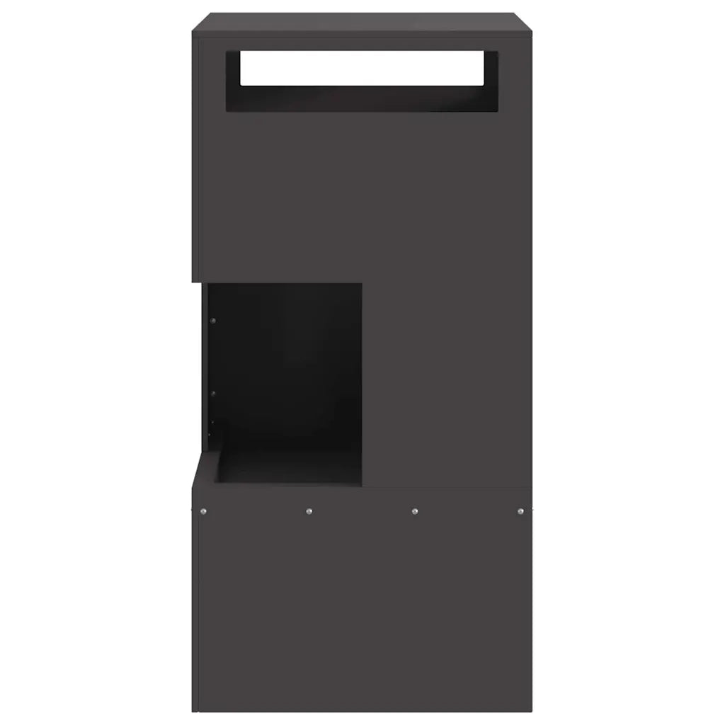 Focolare Nero 50 x 50 x 100 cm Acciaio CFW2815991