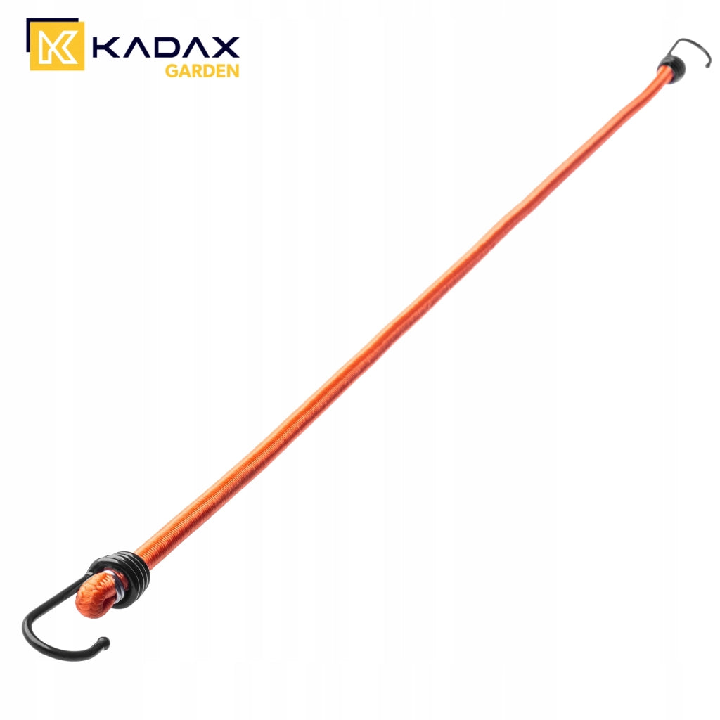 Corda elastica in gomma KADAX con gancio in metallo, 71 cm, per il fissaggio di teloni, 4 pezzi