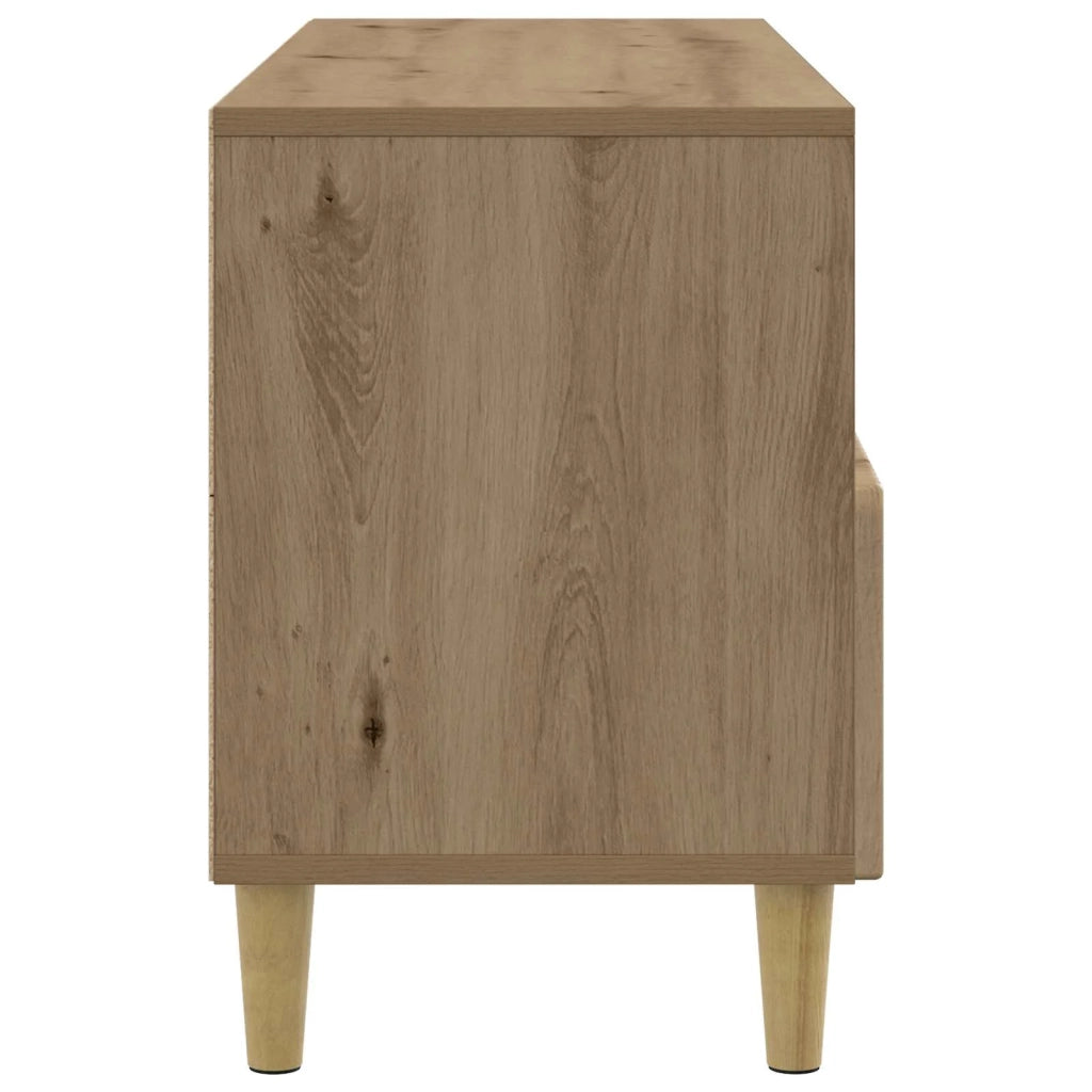 Mobile TV | Armadietto TV | Mobile Porta TV con cassetto Rovere Artigianale 102 x 34,5 x 50 cm