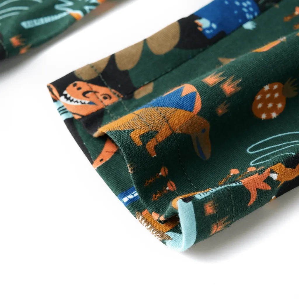 Pigiama da Bambino a Maniche Lunghe Verde Scuro 92 CFW8616449