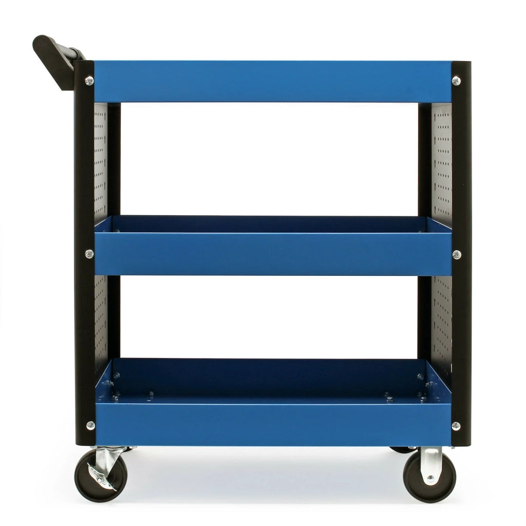 Carrello da officina carrello portautensili mobile unità portautensili a 3 ripiani cassetta degli attrezzi 16_0001521