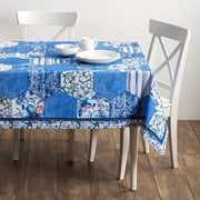 Tela da tavolo, 100% cotone, 160 cm x 220 cm, tela da tavolo decorativa, lavabile, tovaglie da tavolo quadrate per regali di Madre, cena, matrimoni, buffet, estate - primavera/estate