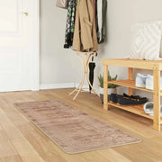 Runner Tappeto MARSA Bianco 50 x 100 cm Poliestere e PVC