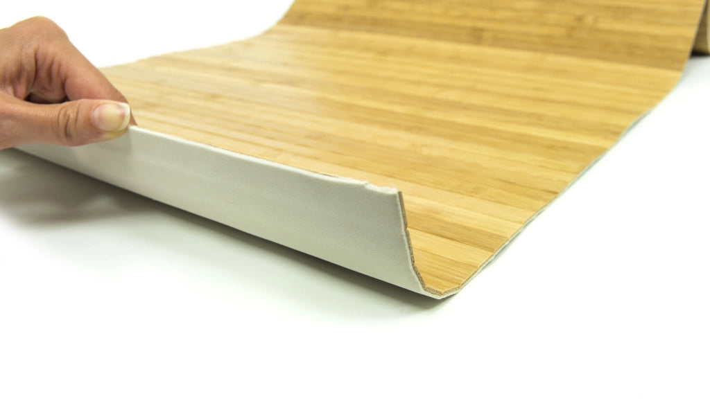 Tappeto Bamboo Passatoia Antiscivolo Degradè Colore Arancio - 50x50 - Arancio