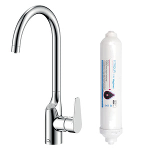 Miscelatore cucina con Filtro acqua potabile | Cromato e Design Moderno
