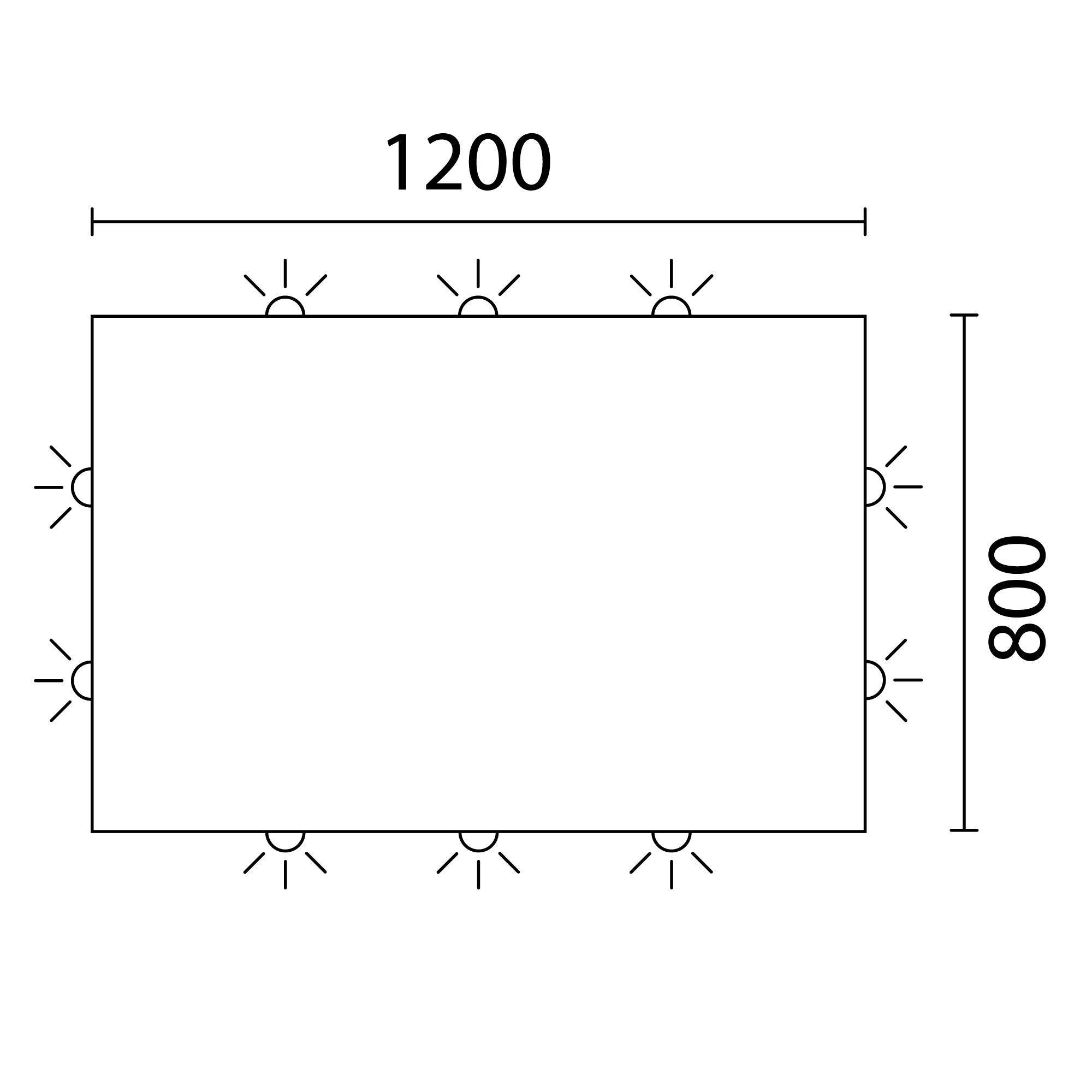 Lineabeta - Specchio LED Polaris 120x80cm luce ambientale con cornice grigia
