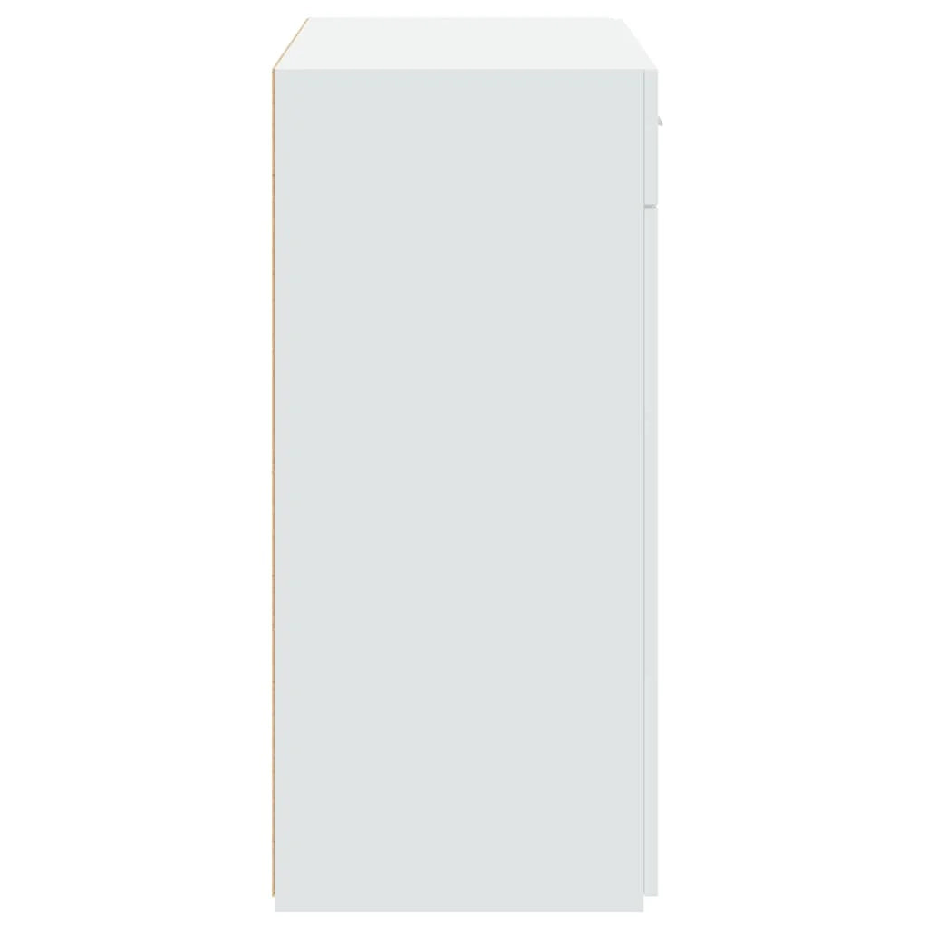 Buffet credenza cassettiera mobiletto mobile contenitore organizer per cucina soggiorno salotto 80 x 42,5 x 93 cm legno ingegnerizzato bianco 02_0030521