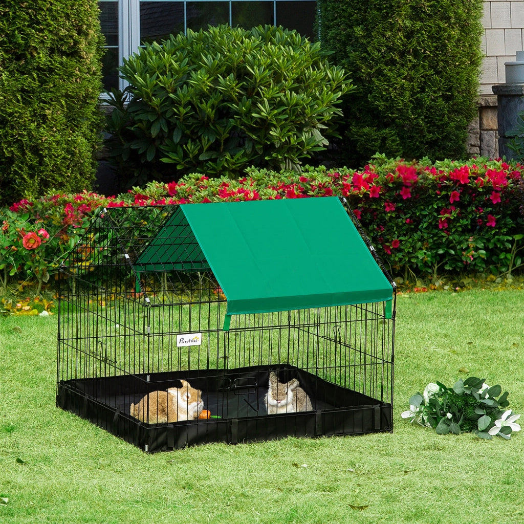 Gabbia per Animali in Metallo e Tessuto ¨C zephmum ¨C 90x75x75cm